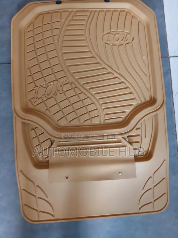 Car Floor Mats - Beige Car Floor Mats 5pcs . - main view