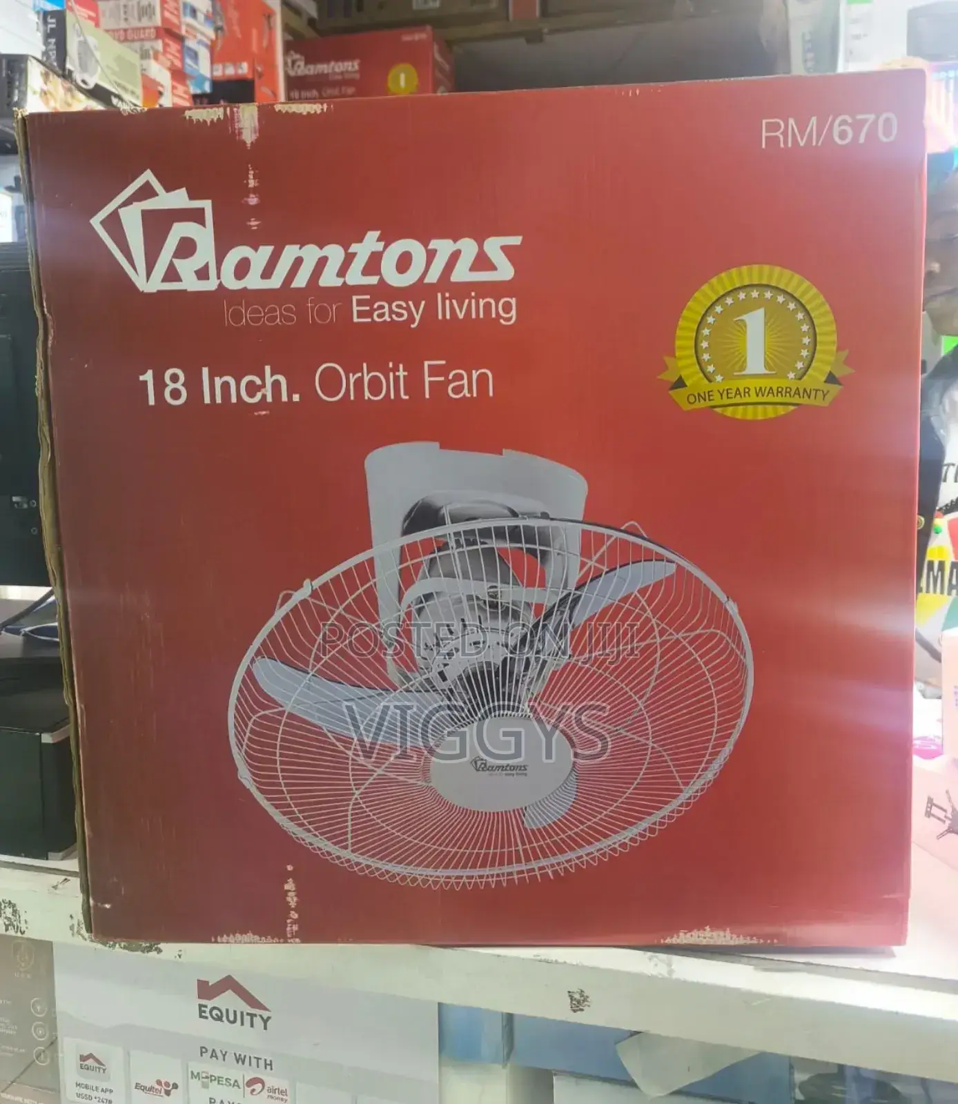 18 Inches Ramtons Orbit Fan