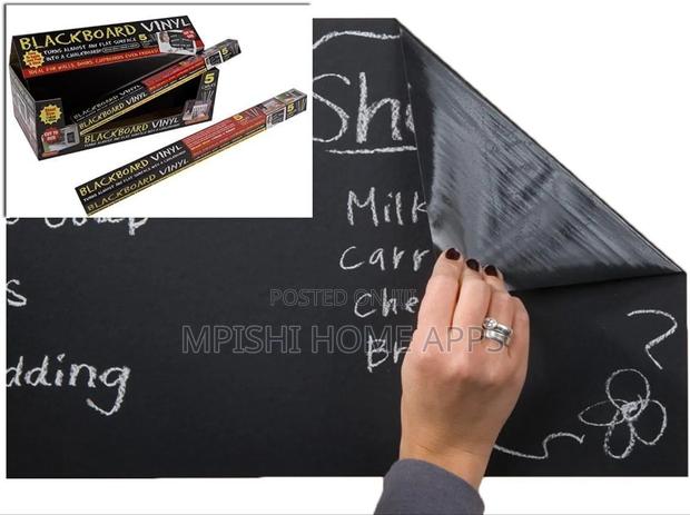 Adhesive Blackboard Wall Sticker 90cm × 200cm - thumbnail 3