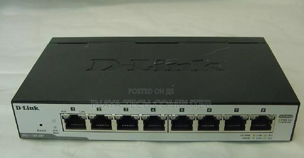D-Link 8-Port Gigabit Poe Switch 8 Poe Ports - DGS-1100-08p