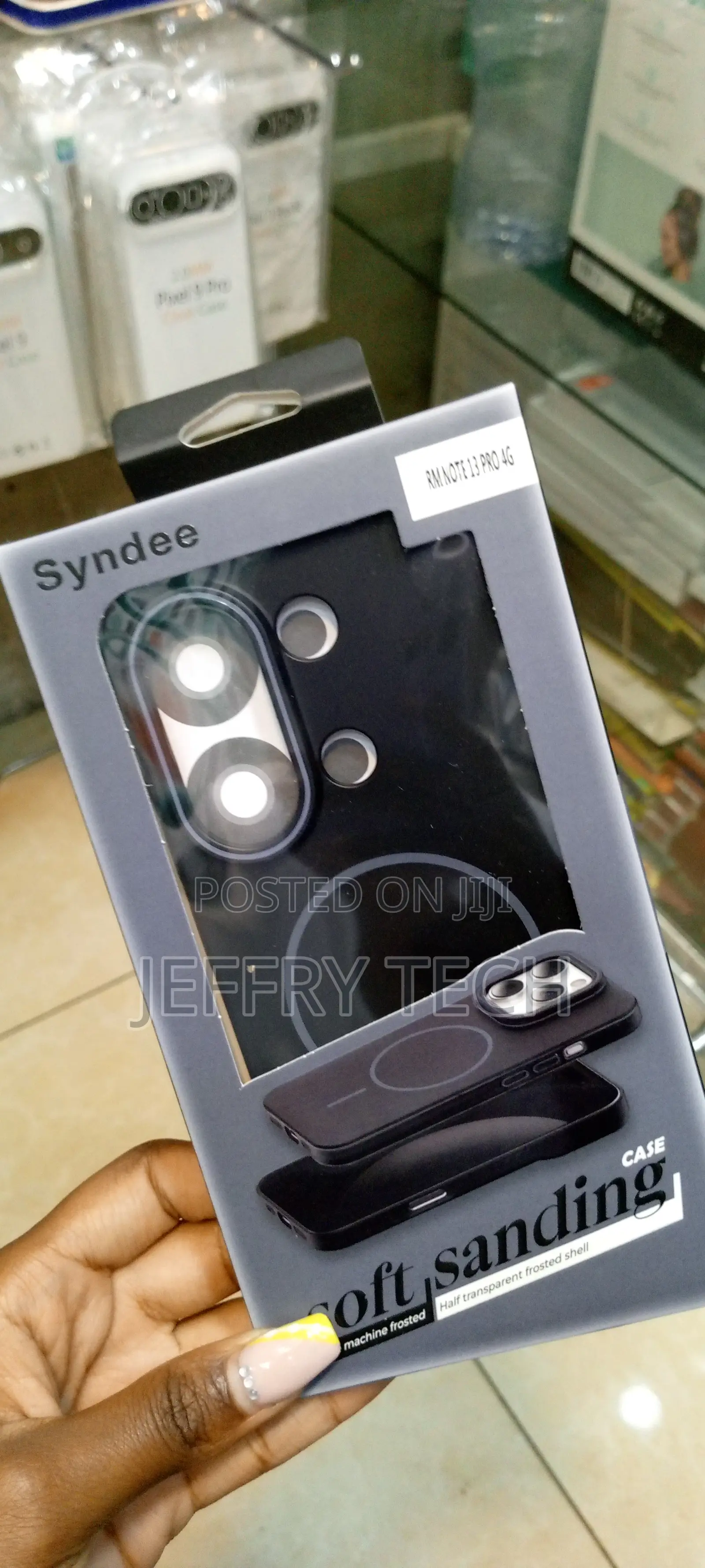 Xiaomi Redmi Note 13 Pro 4g Syndee Magsafe Soft Case-Black