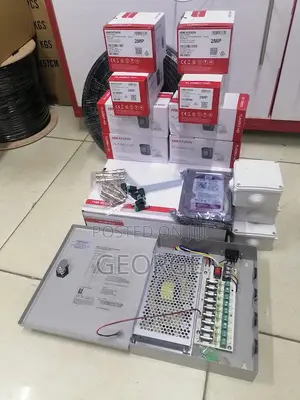 / Hikvision Eight CCTV Cameras System Kit 8