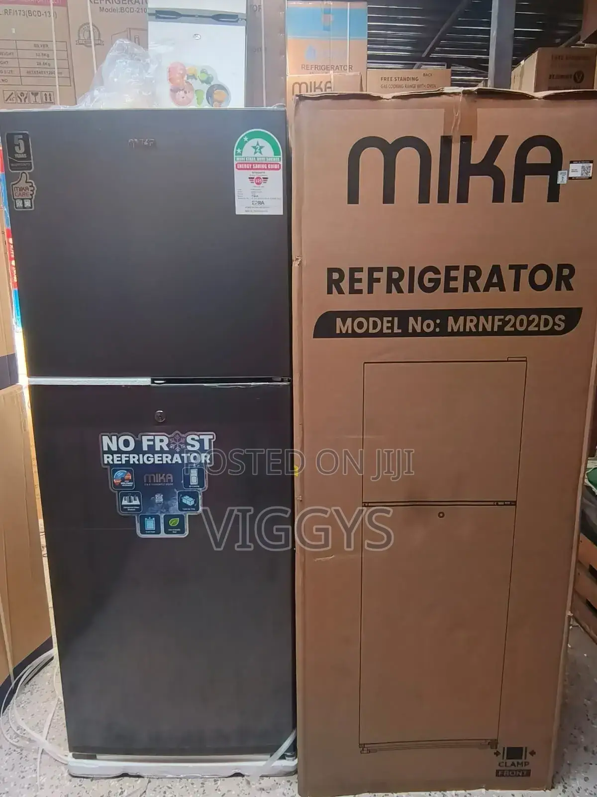 Mika 202 Litres No Frost Double Door Refrigerator at .