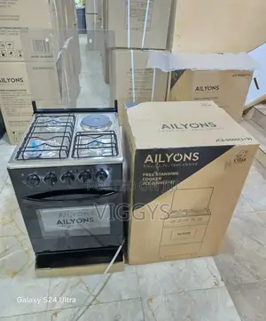 50*55 Ailyons 3+1 Free Standing Cooker With Electric Oven