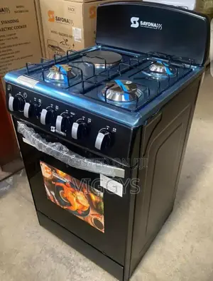 Sayona 3gas+1 Electric Plate Standing Cooker With Gas Oven 