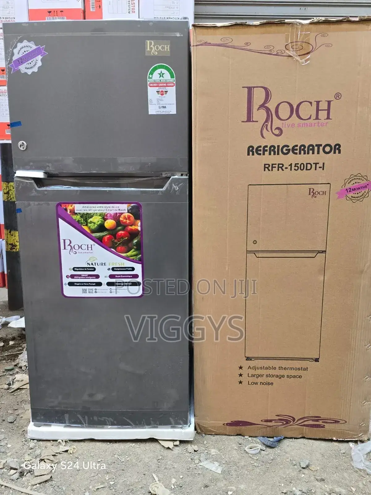 Roch 150 Dt Double Door Refrigerator .