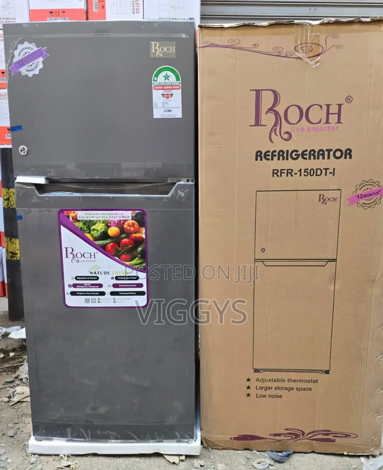 Roch 150 Dt Double Door Refrigerator 2 Doors.