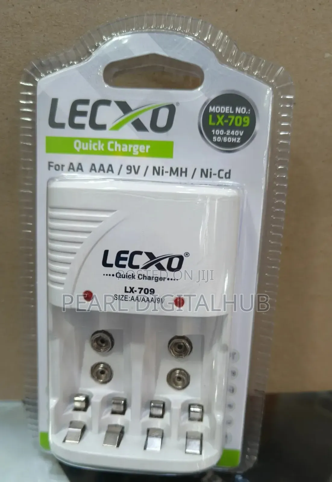 Lecxo Aa,Aaa, 9volts Quick Battery Charger Lx-709