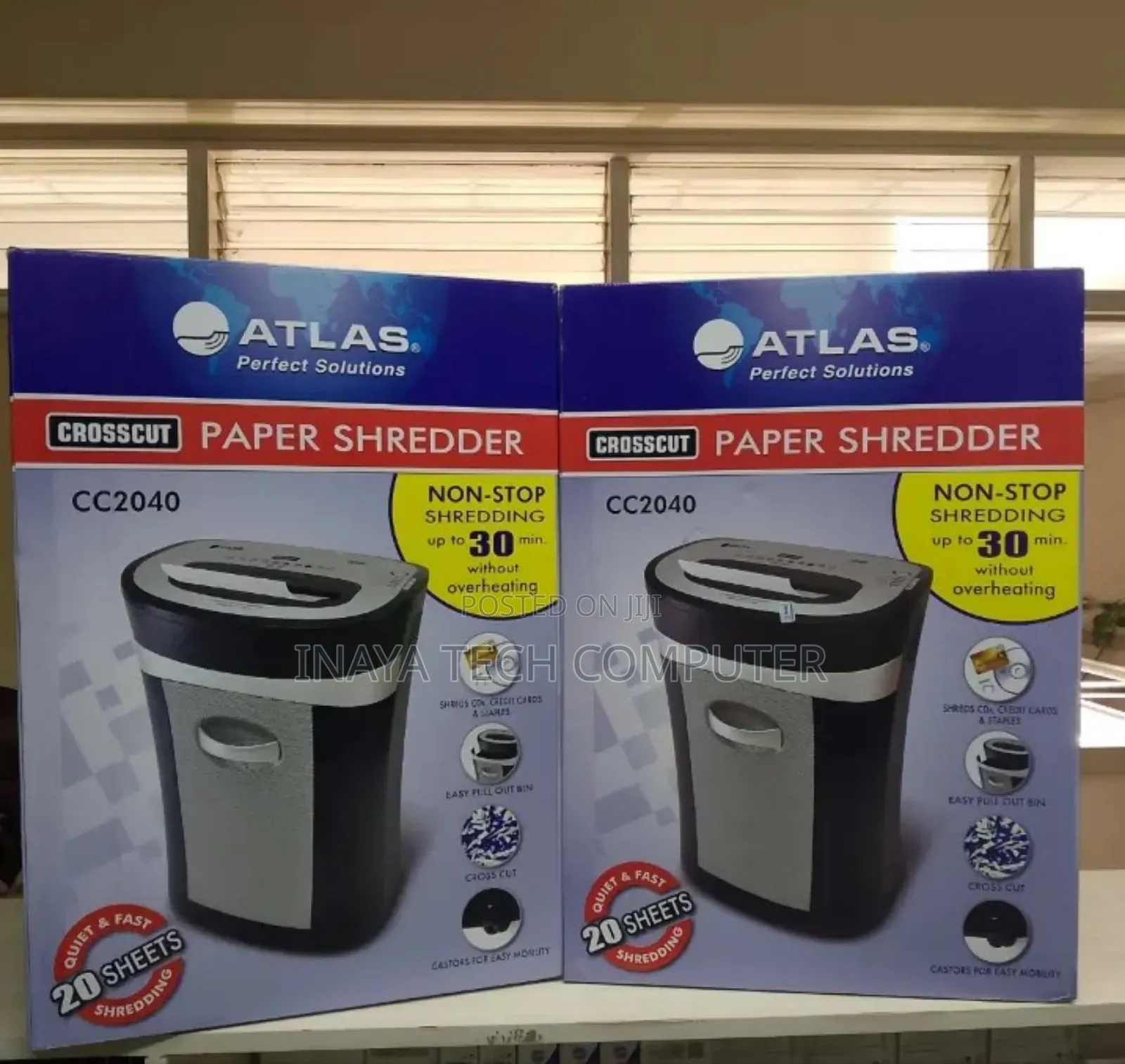 Atlas Cc2040 Cross Cut 20 Sheet Paper Shredder