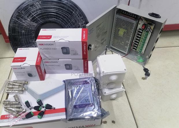Hikvision 2mp 3cameras With 4channel DVR C CCTV Kit.