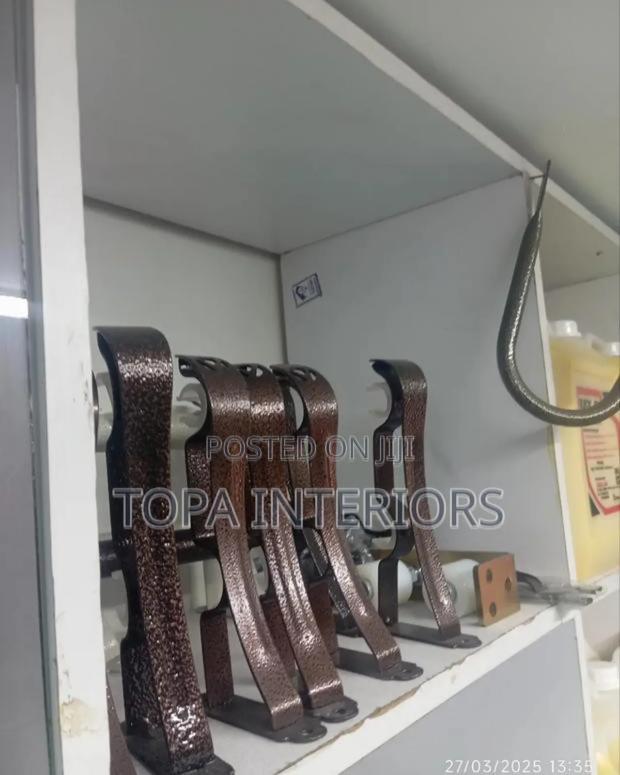 Normal Brown Wall Brackets Wall Mounted Curtain Rods Bracket