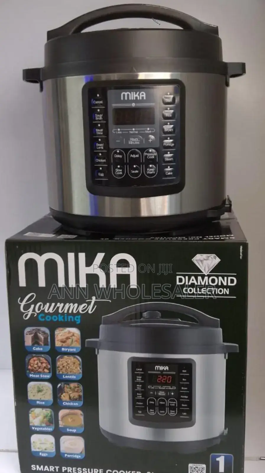 Good Working 6 Litres Mika Smart Pressure Cooker