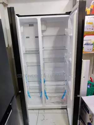 Von Side By Side No Frost 429l Fridge( Black)