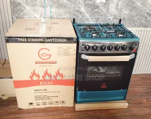 60*65 Eurochef Free Standing 3+1e Cooker With Electric Oven