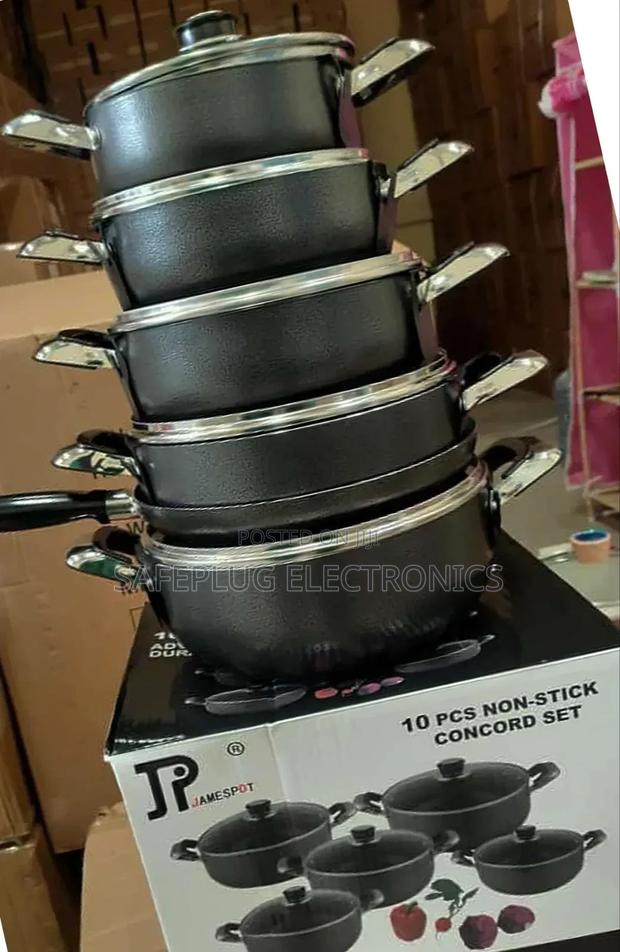 Concord Cookware - 10pcs Jamespot Non-Stick Sufuria - Jp