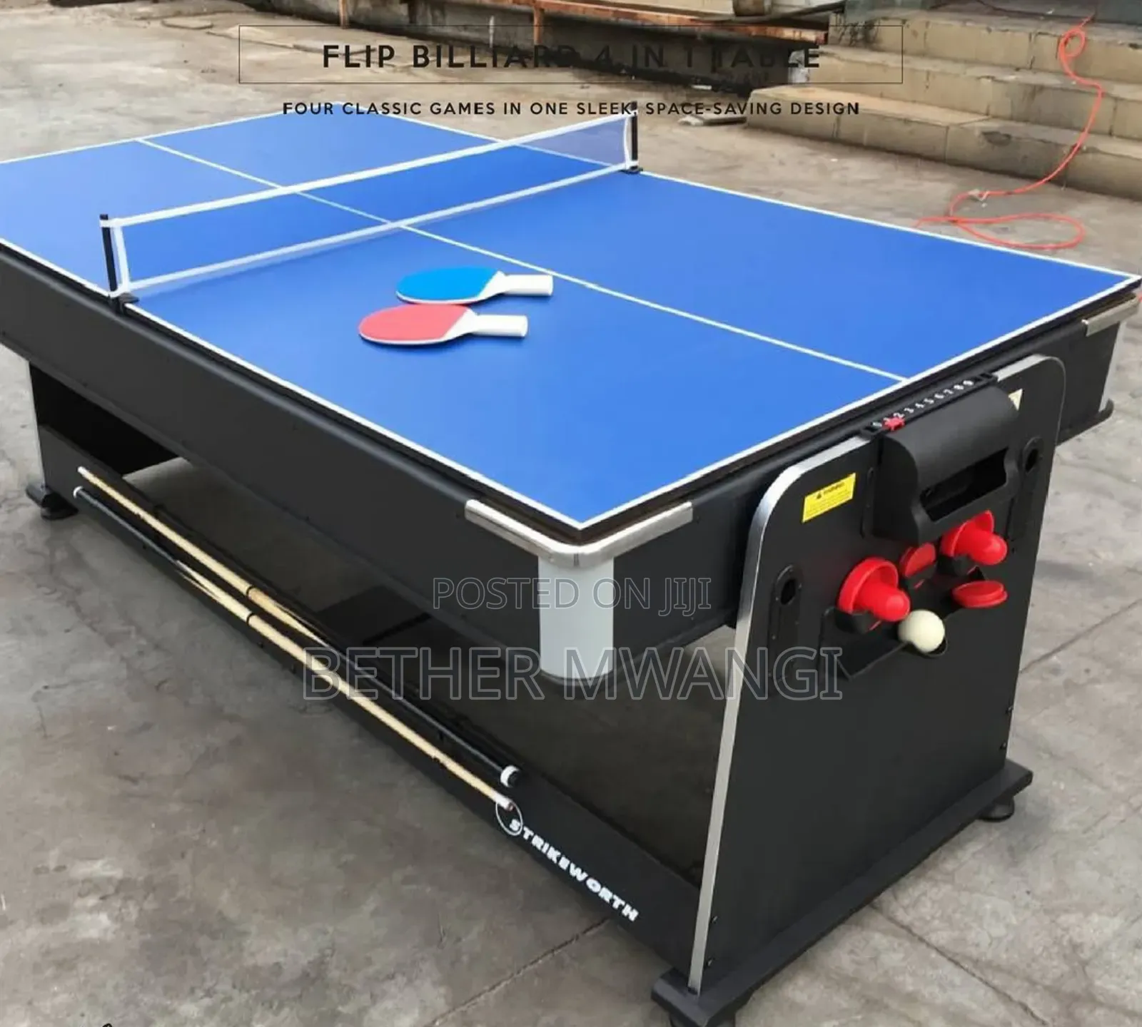 Flip Billiard 4 in 1 Multi-Functional Table in Kenya