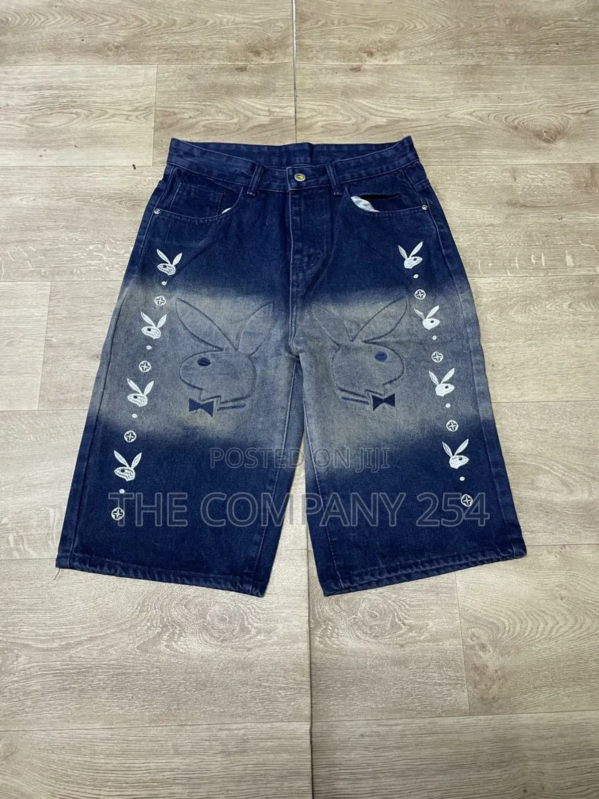 Men Designer Quality Denim Jeans Baggy Shorts