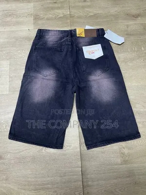 Men Designer Quality Denim Jeans Baggy Shorts