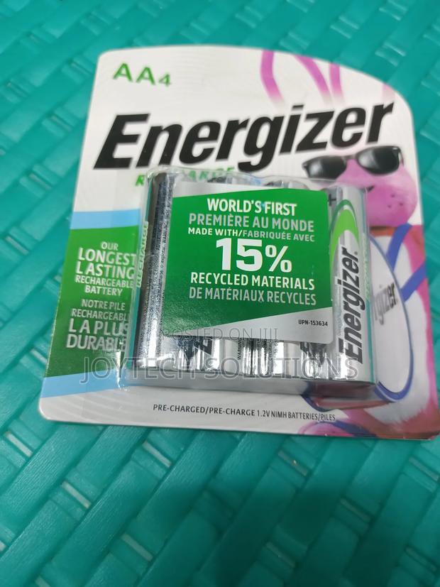 Portable Aa4 Energizer Rechargeable Battery - thumbnail 2