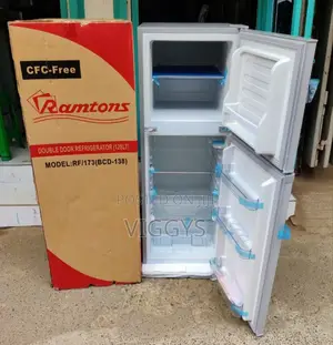 *Ramtons Fridge Double Fridge 128litres Rf173 2 Door