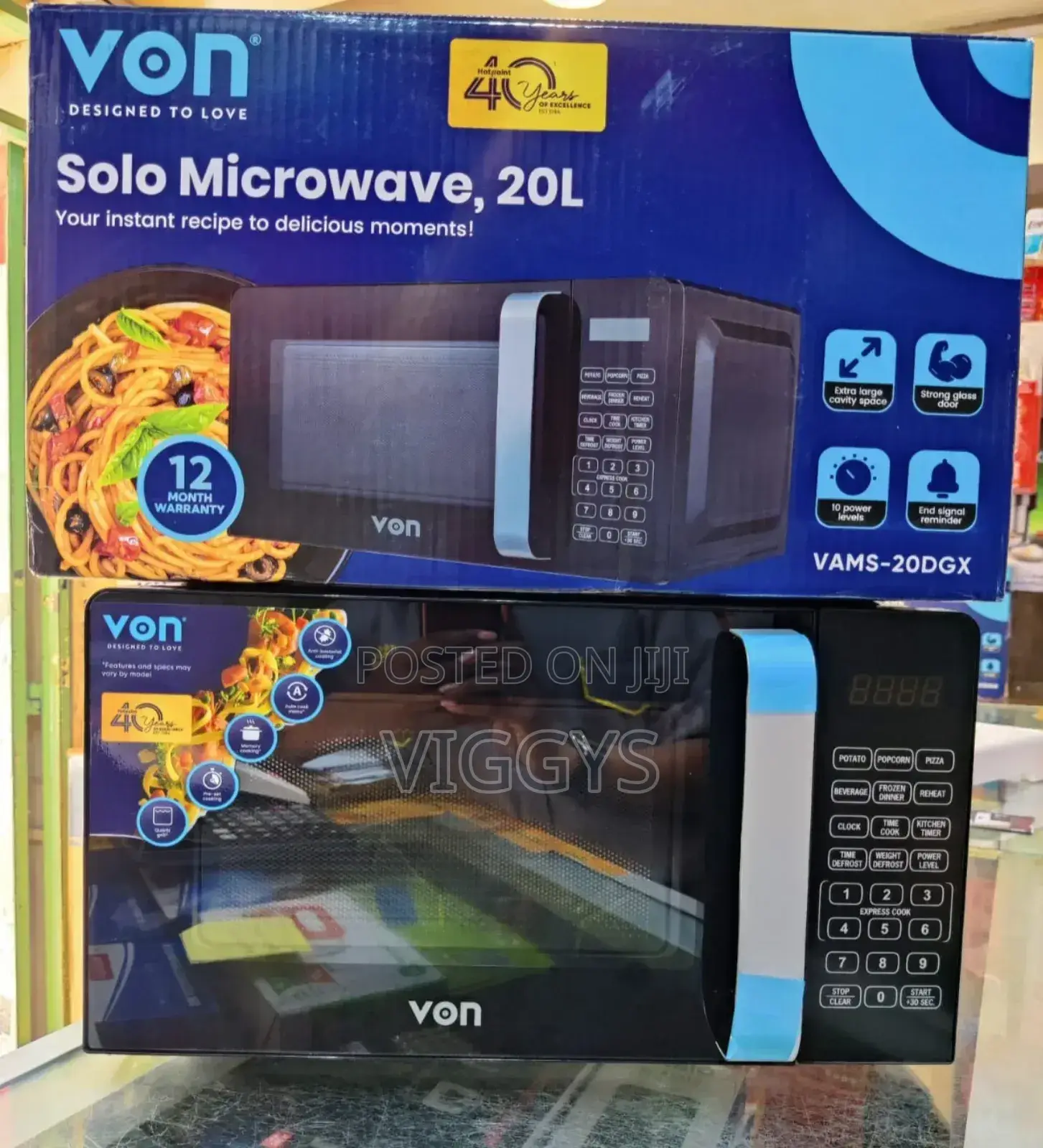 Von Digital Microwave 20l Digital 20dgx.