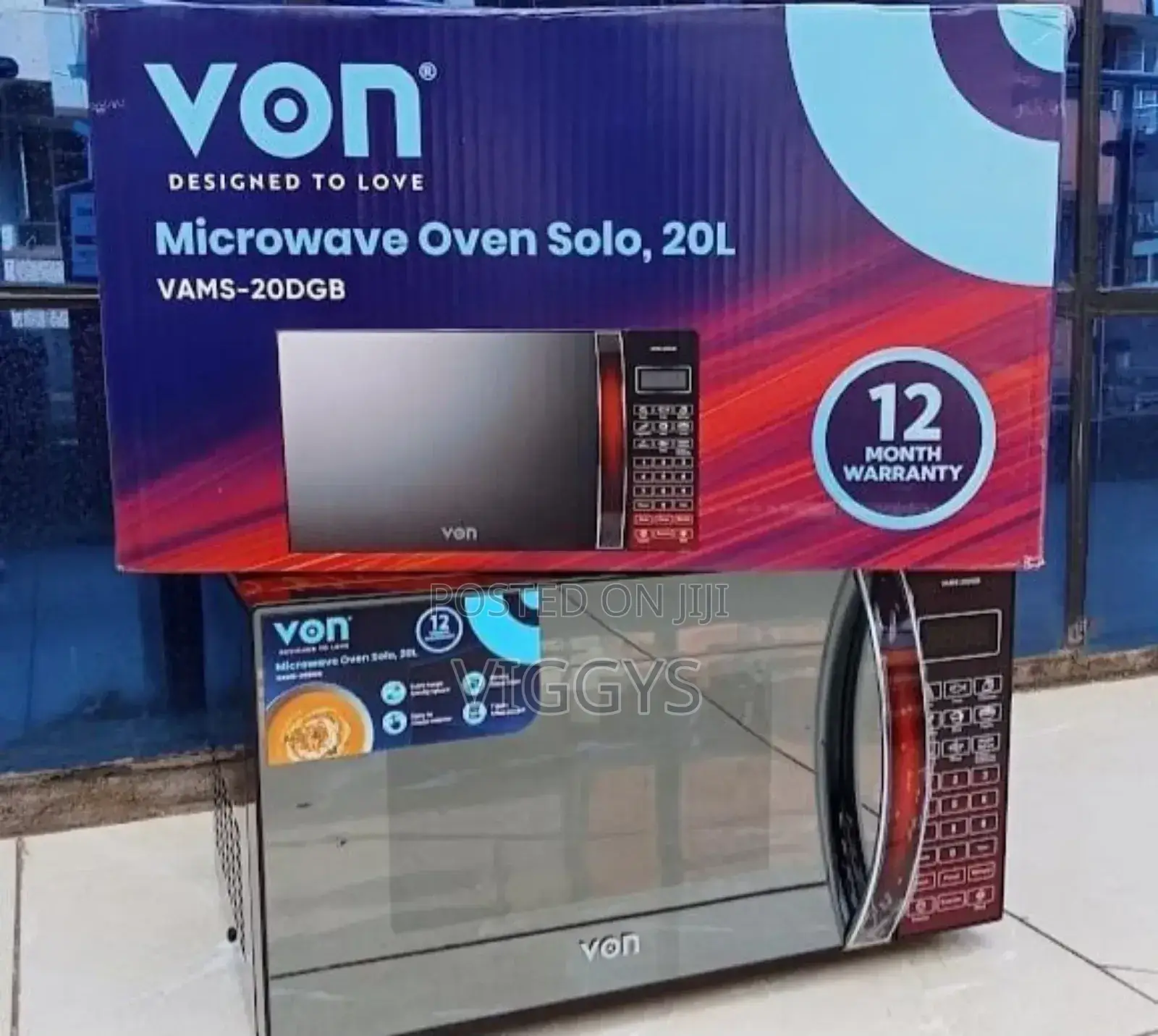 *Von Microwave 20l Digital 20