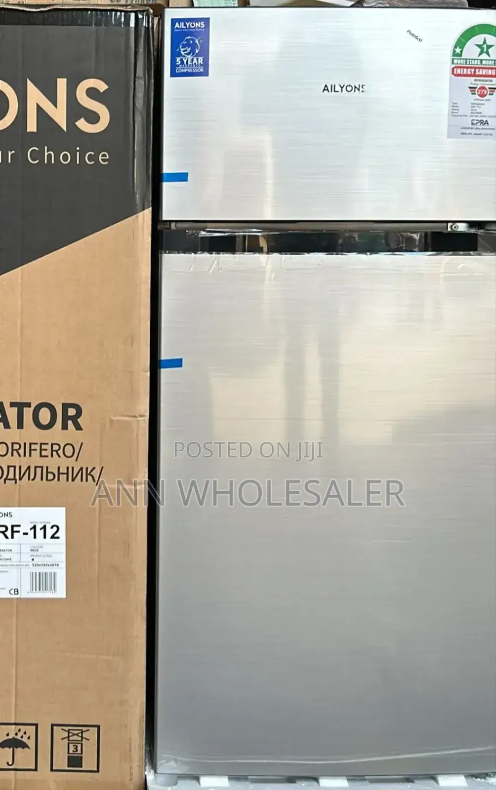 115 Litres Double Door Ailyons Refrigerator
