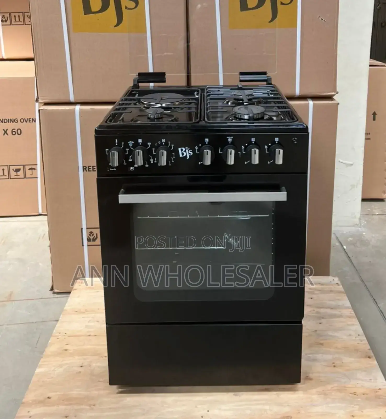 BJS 60 by 60 Gas Cooker With Electric Oven
