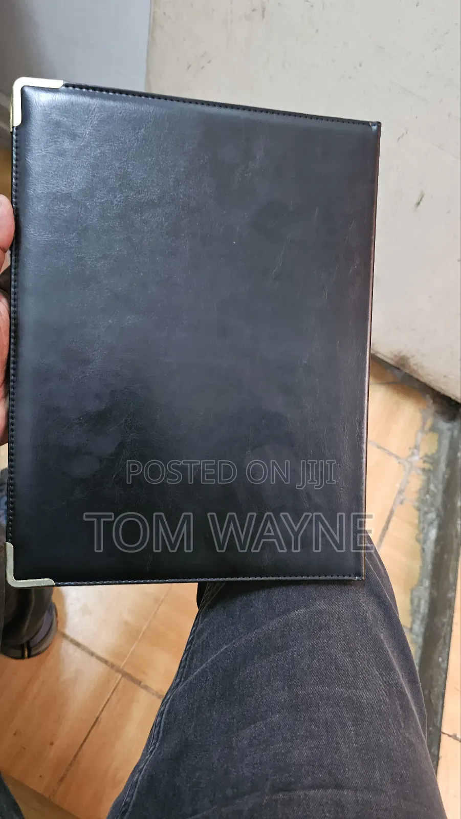 Branded A4 Size Menu Cover With 12 Nylon Pouches