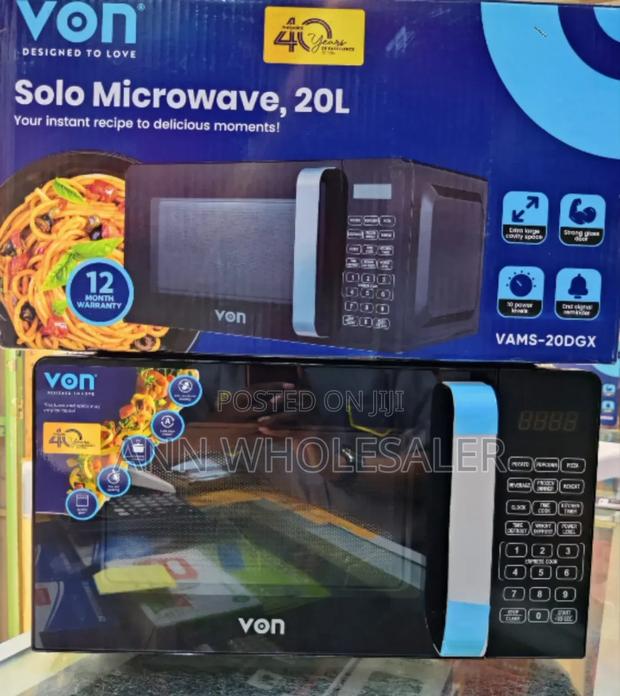 Von 20 Litres Microwave ( Black)
