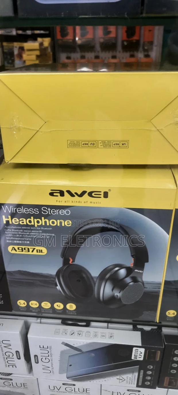 Awei A997bl Bluetooth Foldable Gaming Headphones With Mic - thumbnail 2