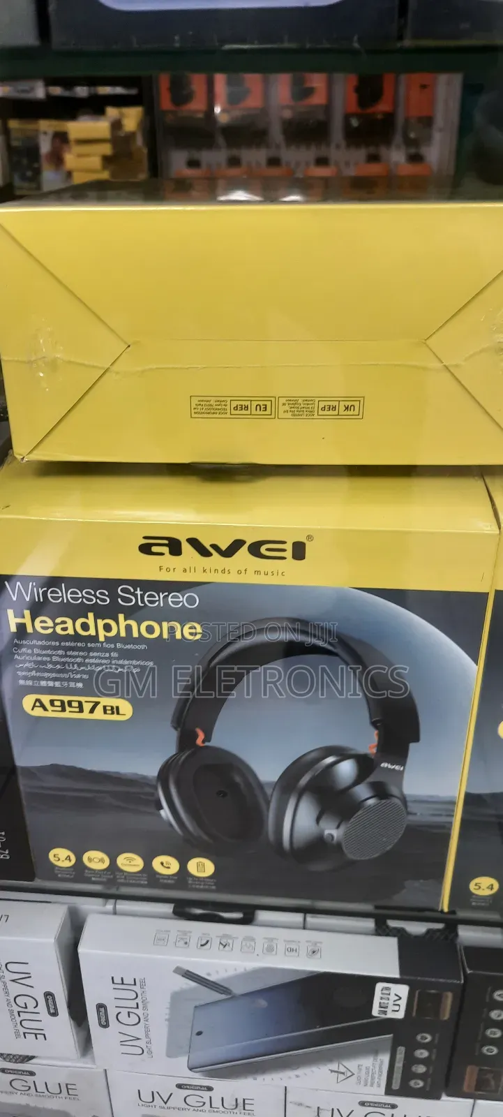Awei A997bl Bluetooth Foldable Gaming Headphones With Mic