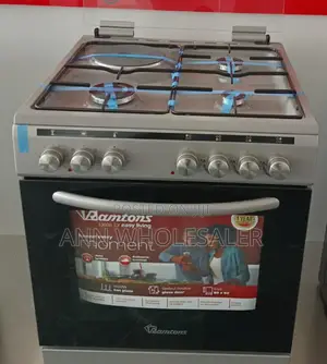 Ramtons 3g+1e 60x60 Silver Cooker - Rc/606 (1yr Wrty)