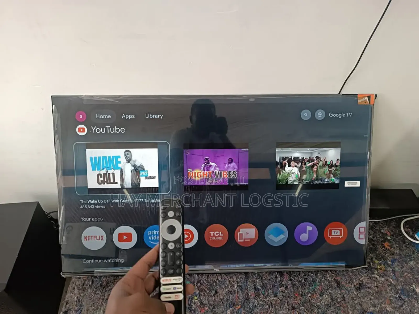 TCL 43 Inches Smart Google Tv Uhd 
Model:P635