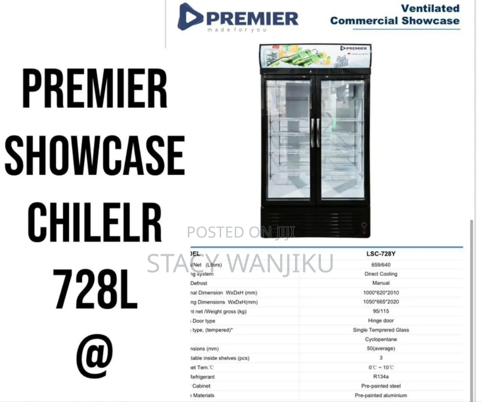728l Showcase Display/ Chiller Display Machine