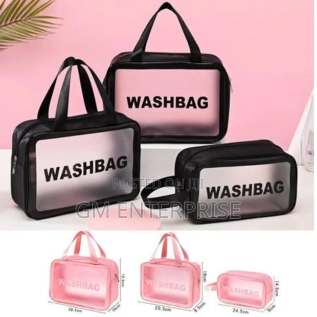 3 in 1 Waterproof Cosmetic Wash Bag