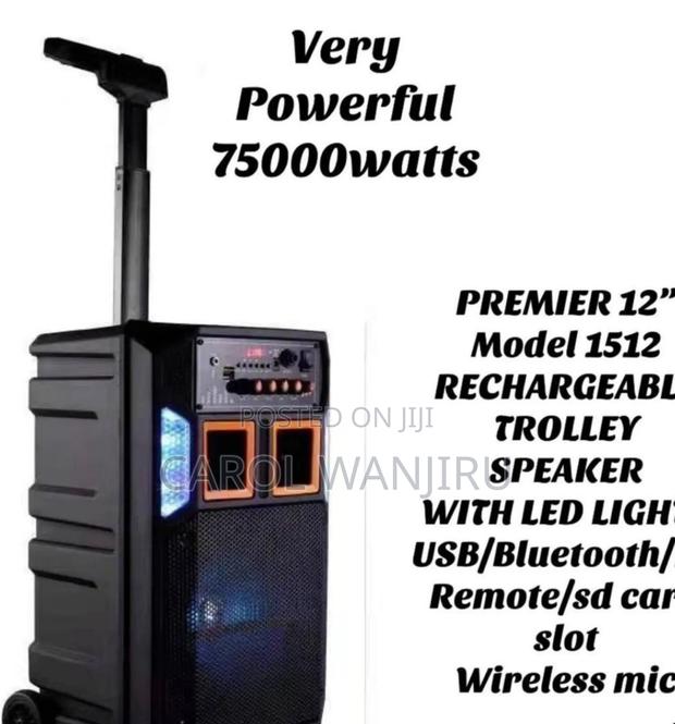Rechargeable Trolley Speaker / Portable Trolley Speaker - main view