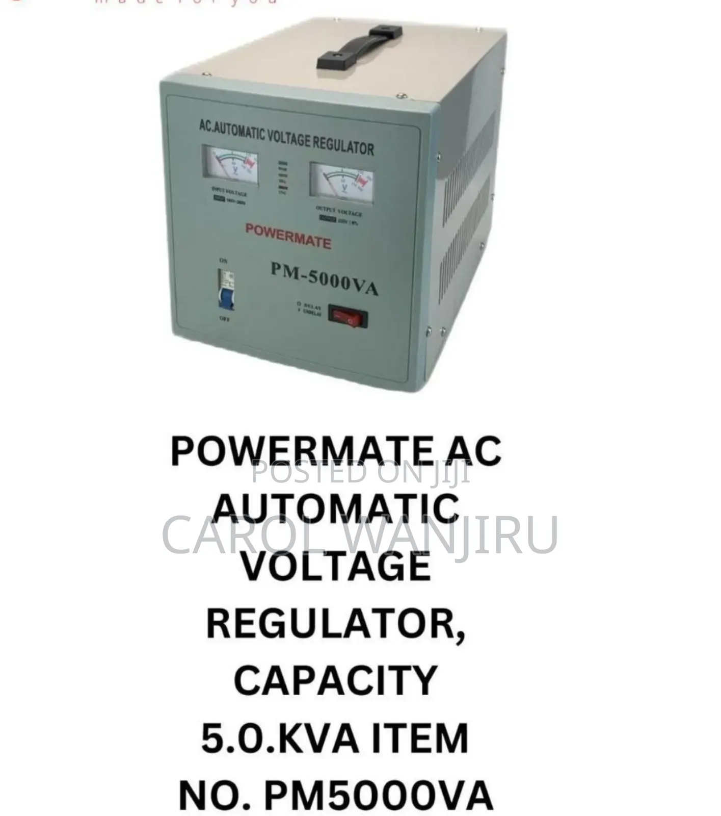 5kva Voltage Regulator Machine/ Automatic Voltage Regulator