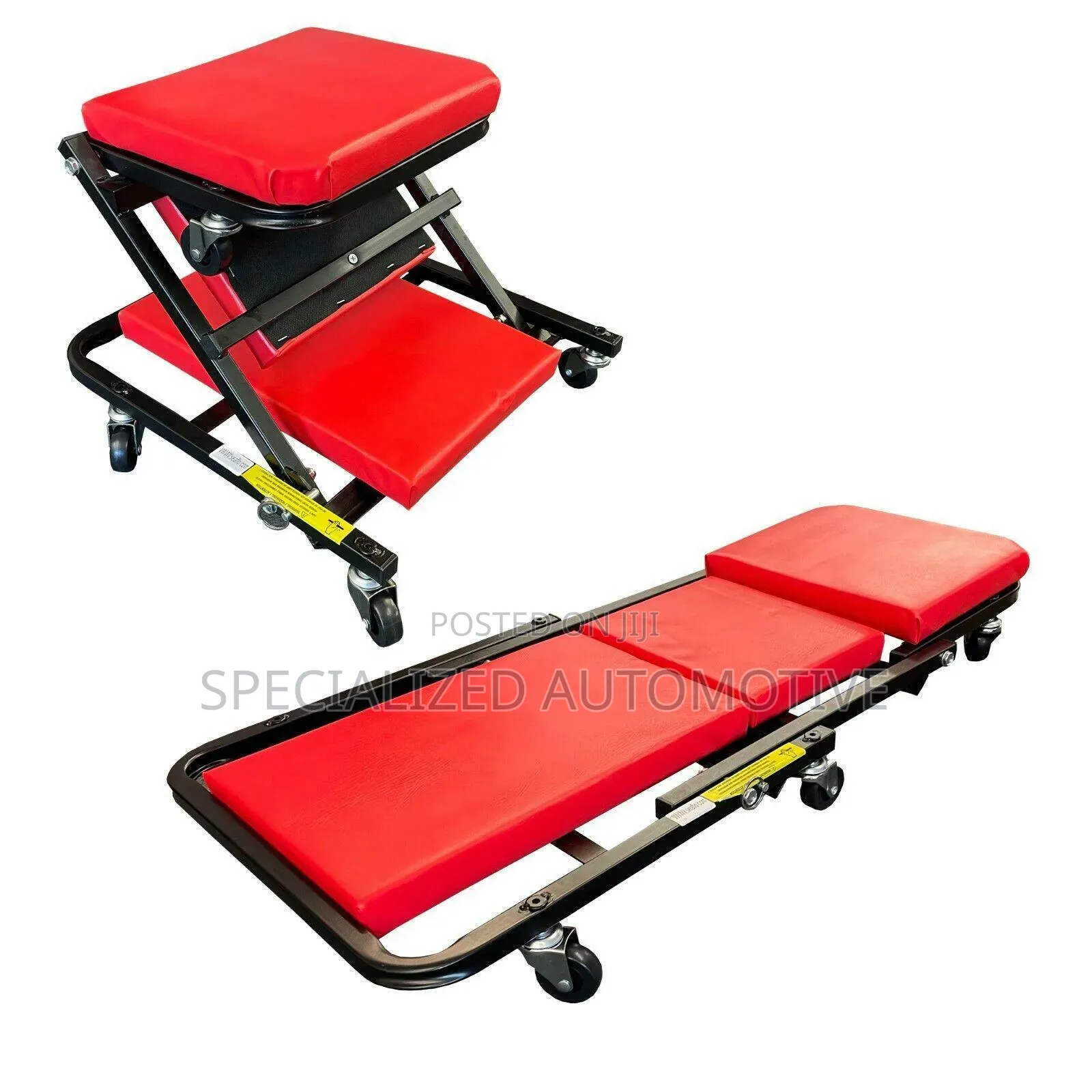 2 in 1 Mechanic Roller Creeper Seat and Roller Creeper Bed