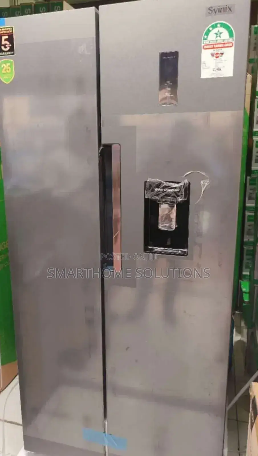 Syinix Side by Side 460 Litres Refrigerator With Dispenser G