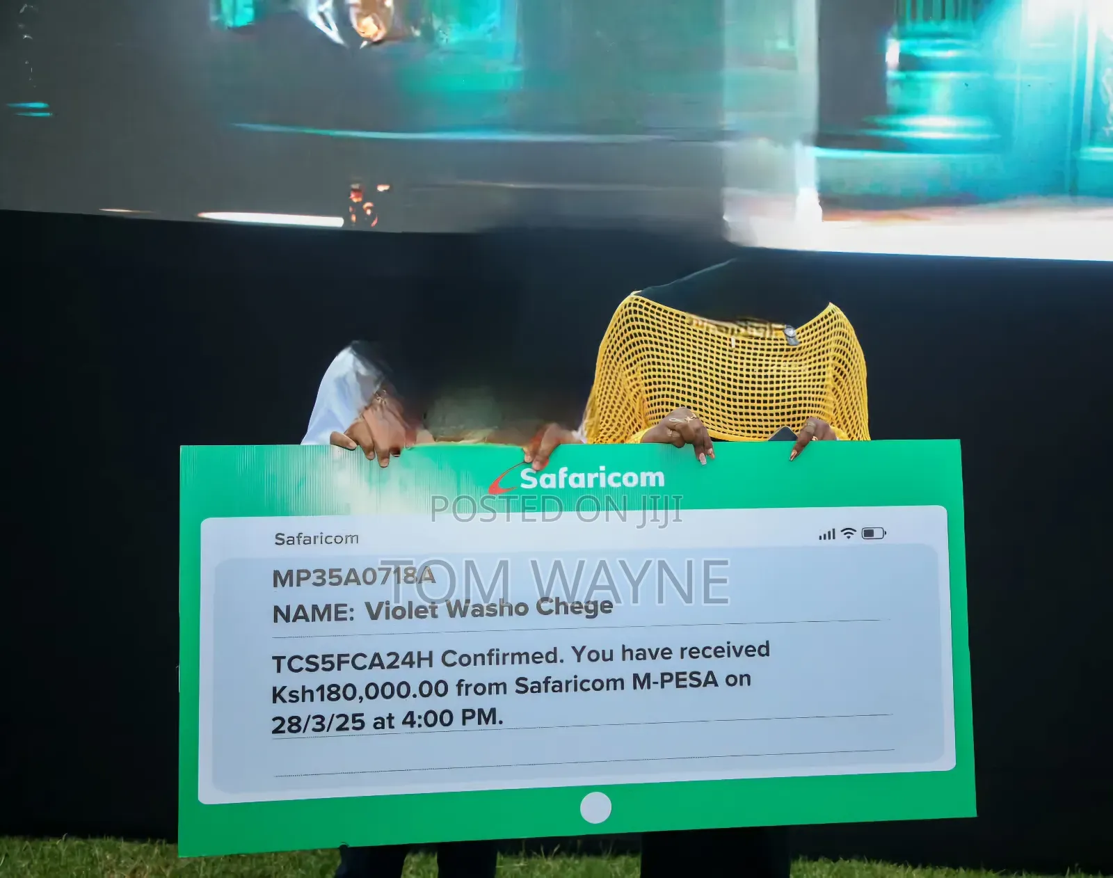 Large Dummy Cheque Boards