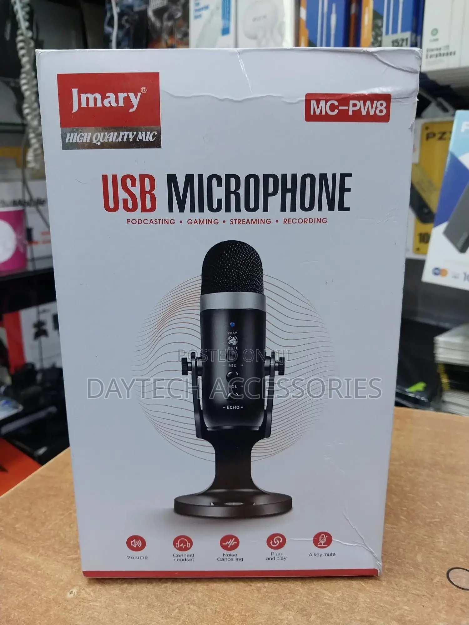 Jmary Mc Pw8 Studio Microphone to Usb Condenser
