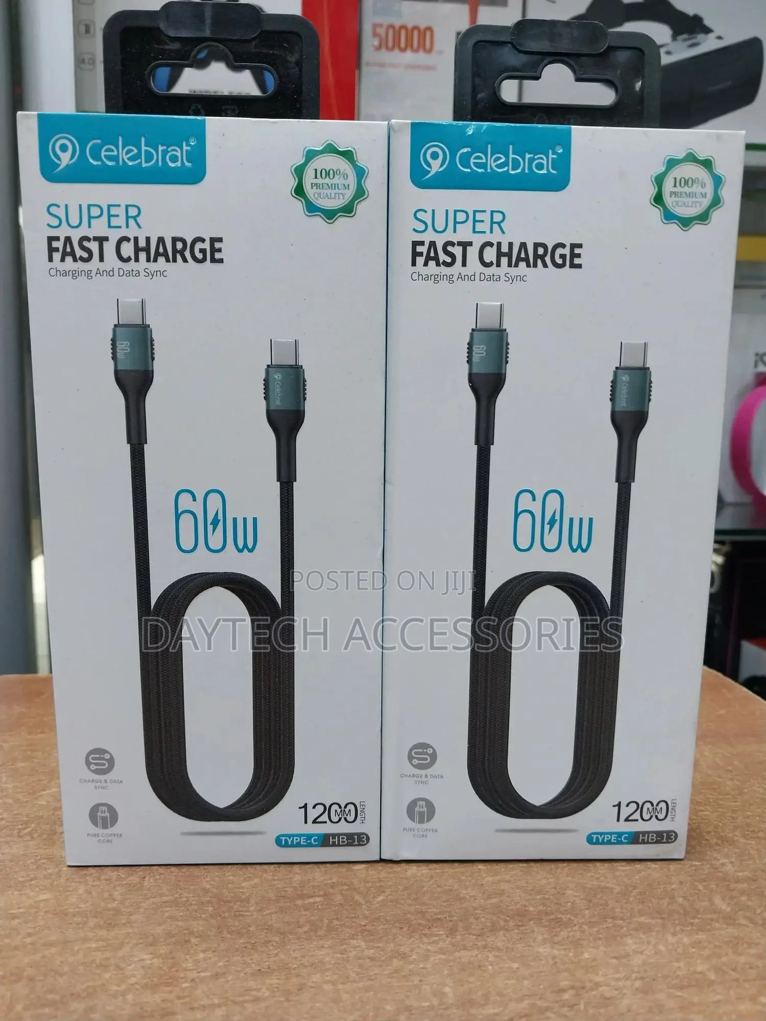 Celebrat New Release Fast Charging C to C Cable Hb-13(c-C)
