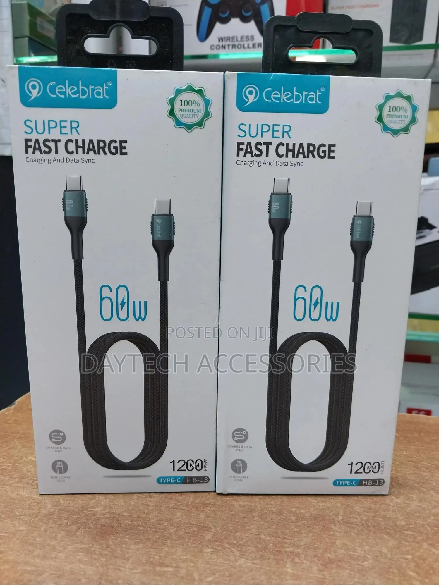 Celebrat New Release Fast Charging C to C Cable Hb-13(c-C)