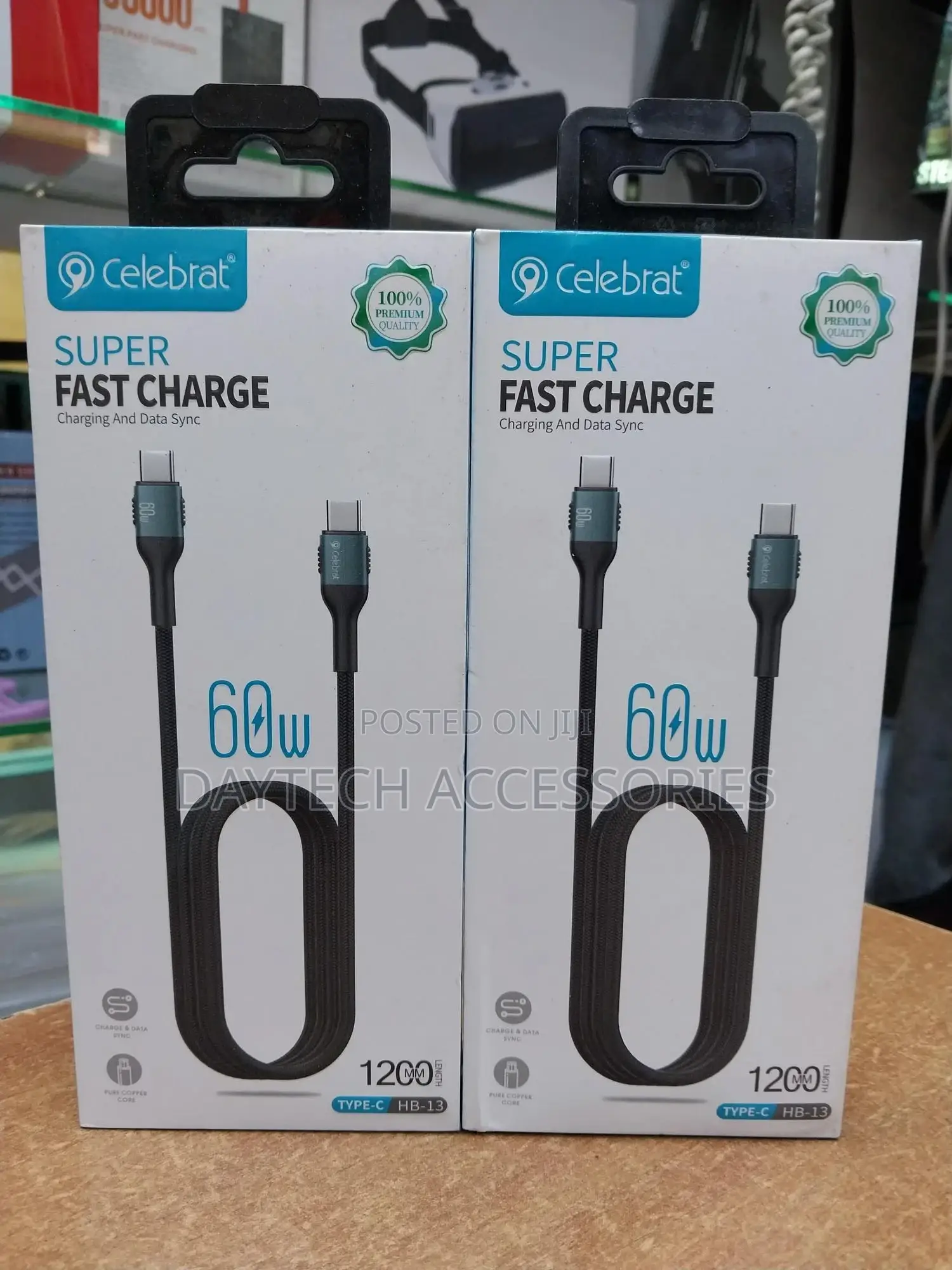 Celebrat New Release Fast Charging C to C Cable Hb-13(c-C)