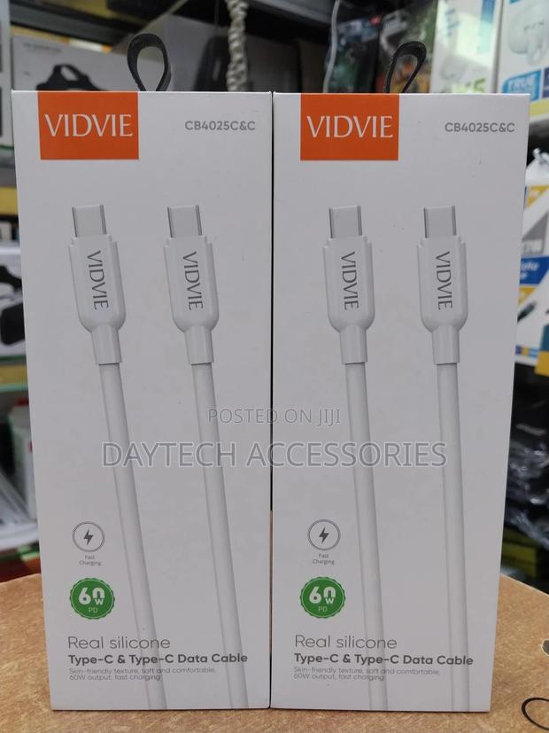 Vidvie Data Cable Cb4025 C C Type-C to Type-C Data Cable - thumbnail 2