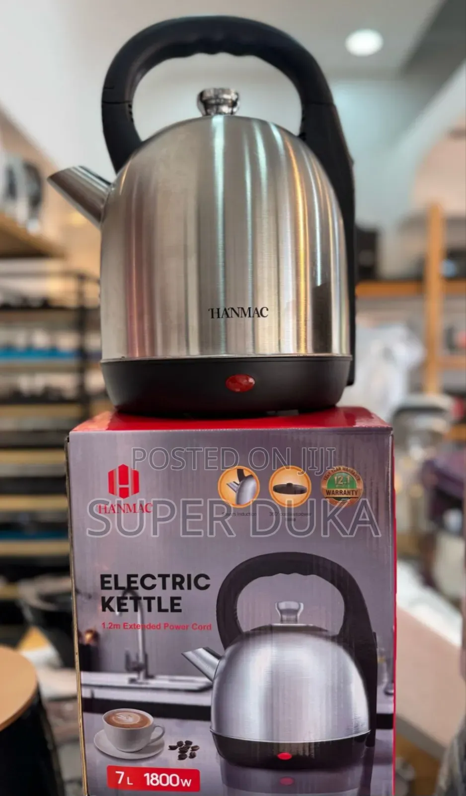 Electric Kettle.Big 7l Hanmac.1800w