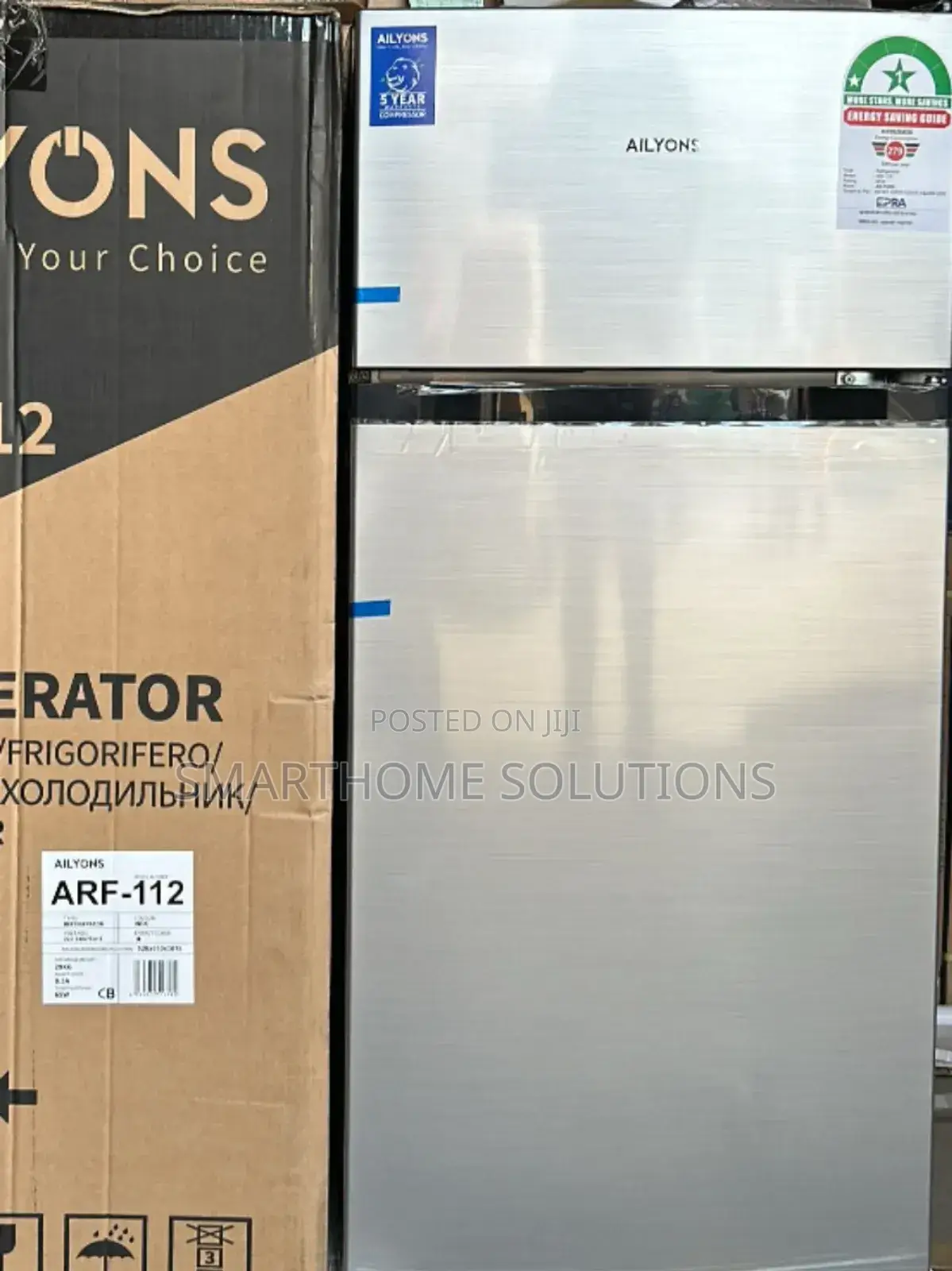 115 Litres 2 Door Ailyons Refrigerator Afr-115l