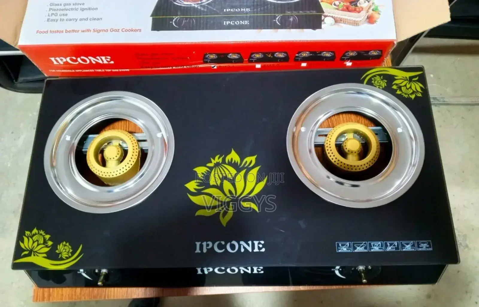 Ipcone Glasstop 2 Burner Cooker N.