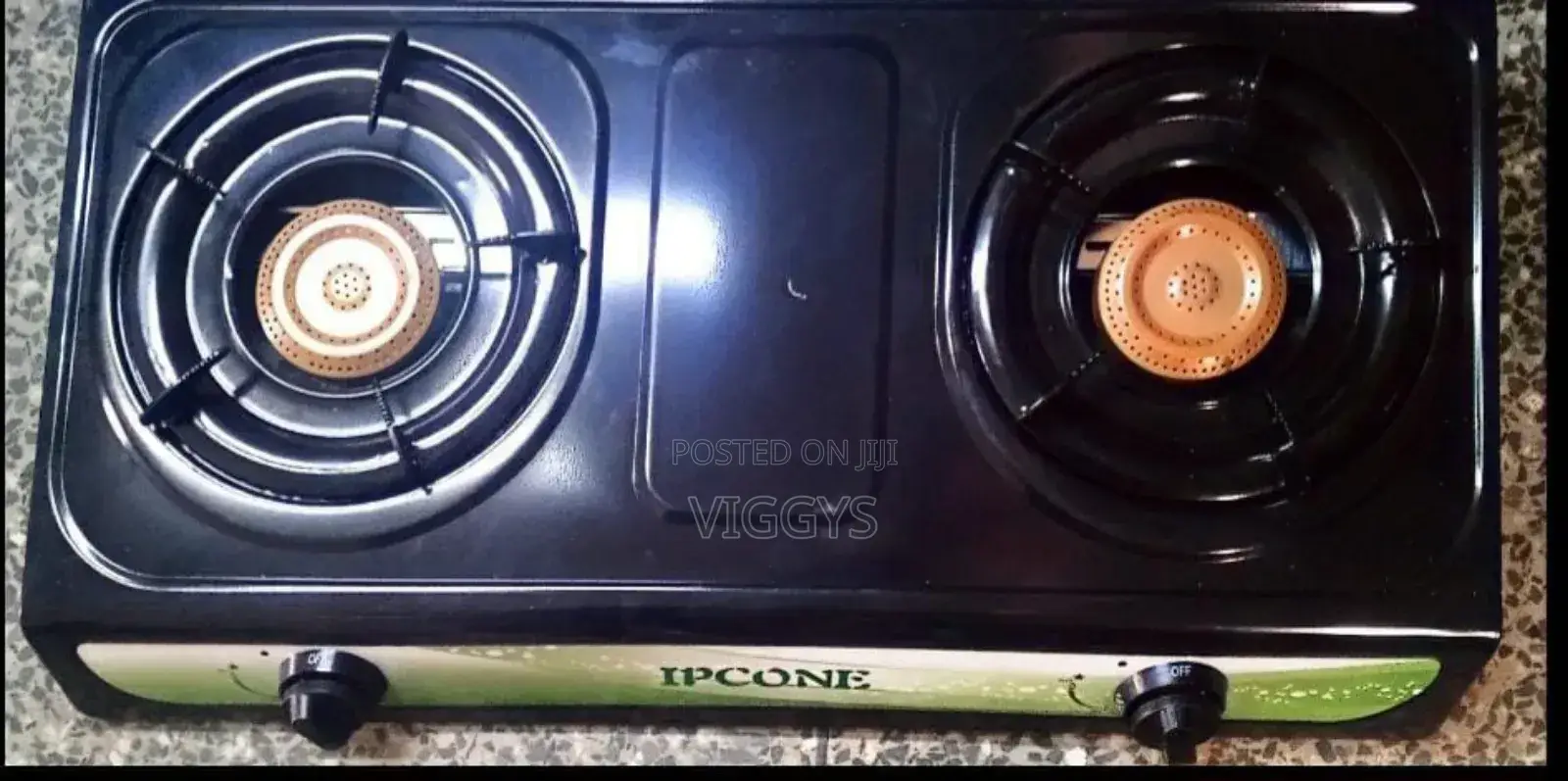 Ipcone 2 Burner Stainless Tabletop Cooker